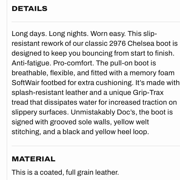 2976 SLIP RESISTANT LEATHER CHELSEA BOOTS - Picture 2 of 8